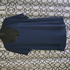 Torrid Navy Pocket V-neck T-shirt